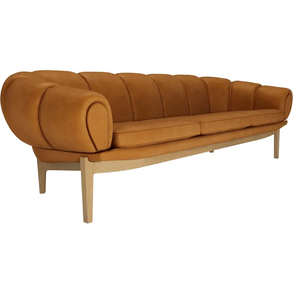 Croissant 3-Personers Sofa Eg/Chamois 1708