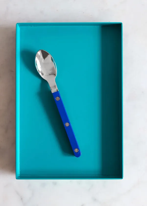 Bistrot Solid Espresso Spoon Lapis Blue
