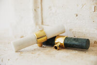 Baton Damper Handle Green Marble