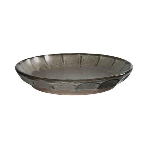 Assiett 17 cm Grå / Natur