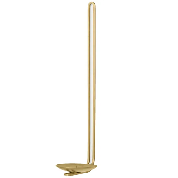 Clip Väggljushållare 34 cm Mässing
