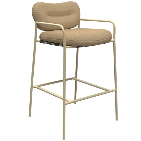 Bollo Bar Stool 65 cm Vidar Beige 0323