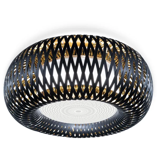 Kalatos Væg-/Loftslampe Sort / Guld