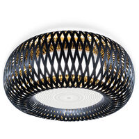 Kalatos Væg-/Loftslampe Sort / Guld