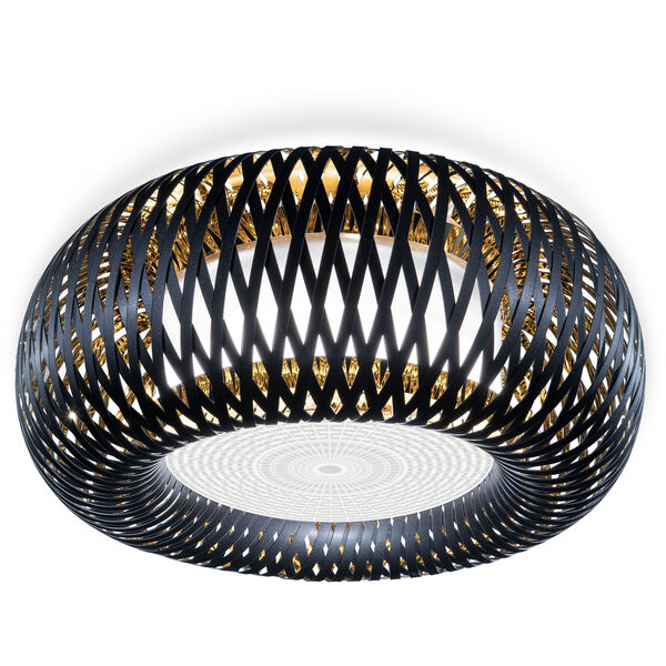 Kalatos Væg-/Loftslampe Sort / Guld