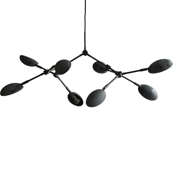 Drop Mini Lysekrone Oksidert