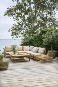 Julian Soffbord Teak 120x120 cm