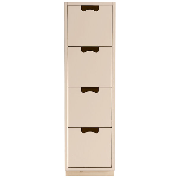 Snö J4 Chest Of Drawers Char Grey Base Oak