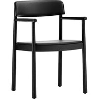 Timb Karmstol Ultra Leather Svart/Svart