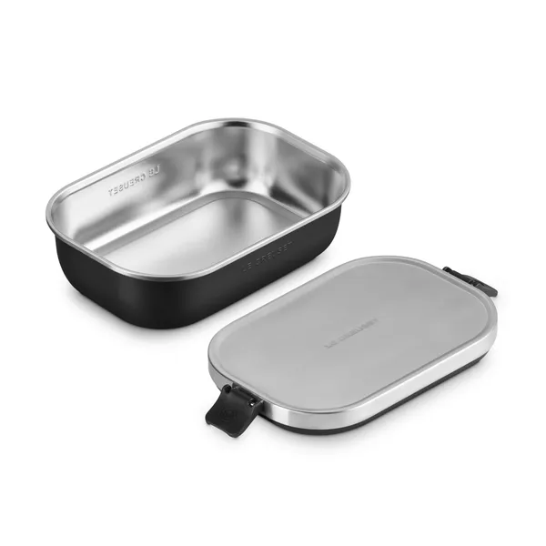 On The Go Lunch Box 900 ml Matte Black