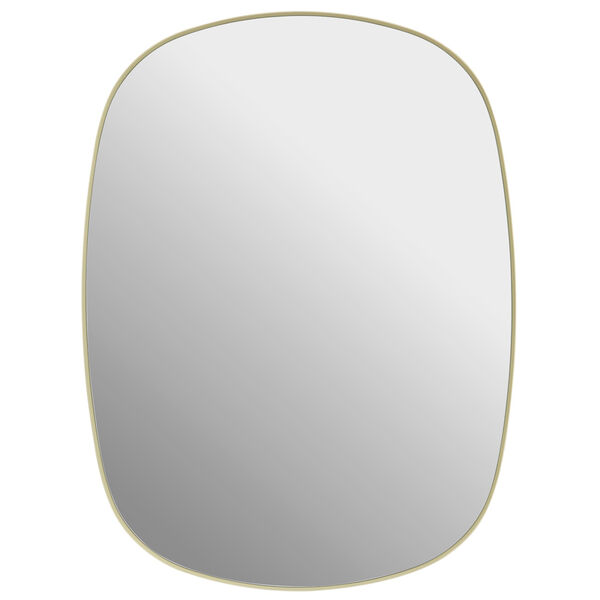 Framed Speil 59 cm Lysegul / Klar