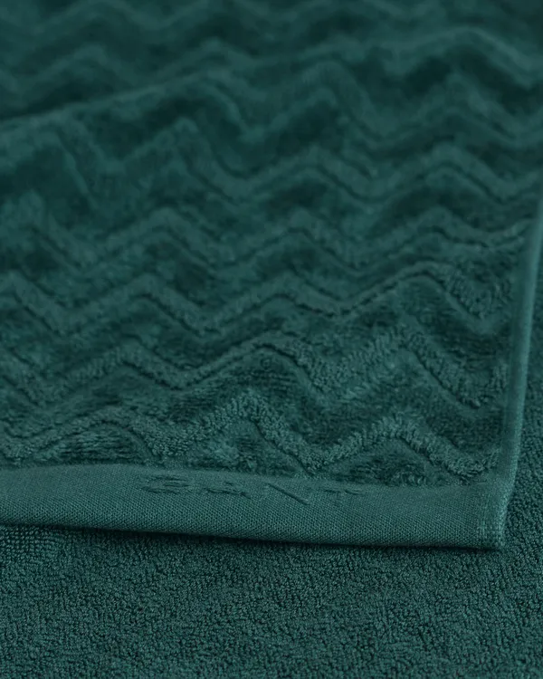 Jacquard Herringbone Kylpyhuonematto 60x90 cm Tartan Green