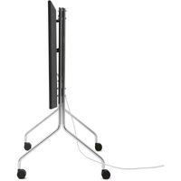 Moon Rollin' Tv Stand Chrome