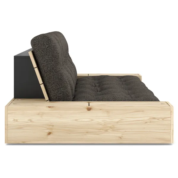 Base Bäddsoffa Med Förvaring Raw / Mellow Brown