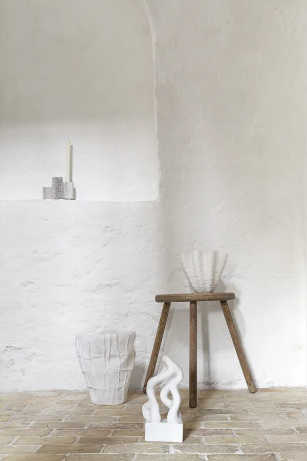 Shell Vase Off-white 22 cm