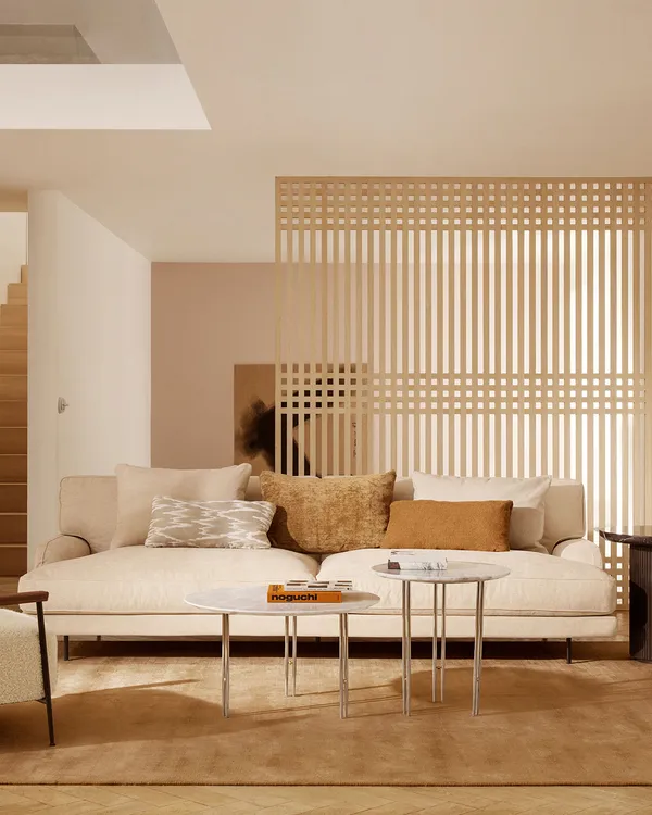 Flaneur Sofa FC 2-Pers Ben Messing / Hot Madison 073 Beige