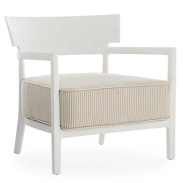 Cara Mat Fåtölj Vit / Beige