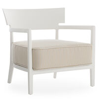 Cara Mat Fåtölj Vit / Beige