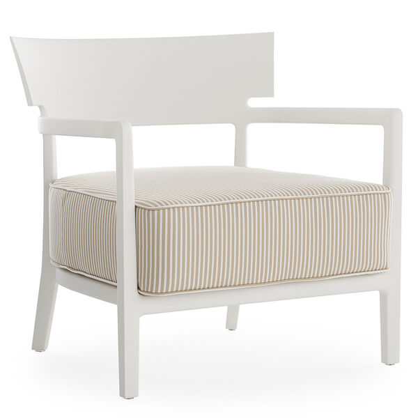 Cara Mat Lenestol Hvit / Beige