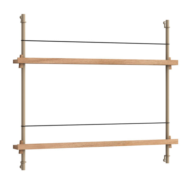 Magazine Hylle 73x85 cm Eik/Varmgrå