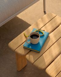 Assemble Sofabord Teak 55x55 cm