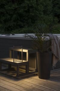 Portofino Bordlampe Bærbar Svart