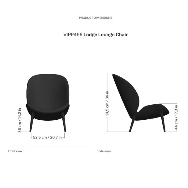 Lodge Loungestol Mörk Ek / Curly 09 Off-White