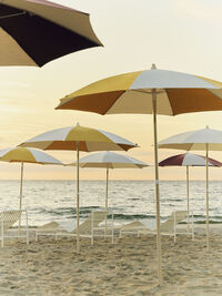 Terrazza Parasol Octagon Off-white / Burgundy