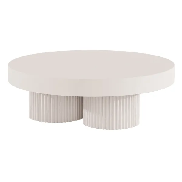 Gear Coffee Table Ø120 cm Chalk