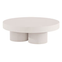 Gear Coffee Table Ø120 cm Chalk