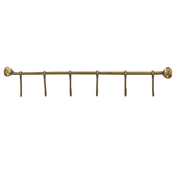 Hooks Knagerække 9x605 cm Messing