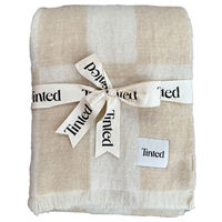 Hallin Pledd Mohair 130x170 cm Beige / Off-white