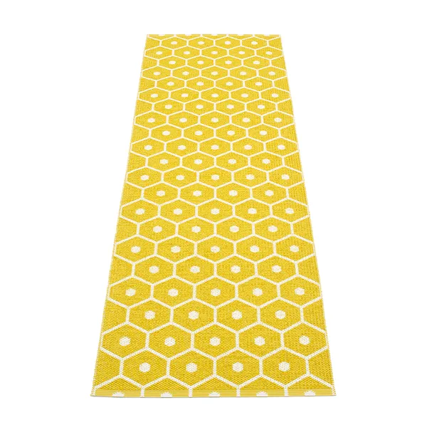 Honey Gulvtæppe 70x225 cm Mustard/Vanilla