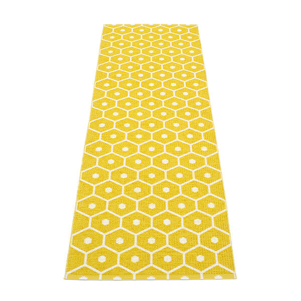 Honey Gulvtæppe 70x225 cm Mustard/Vanilla