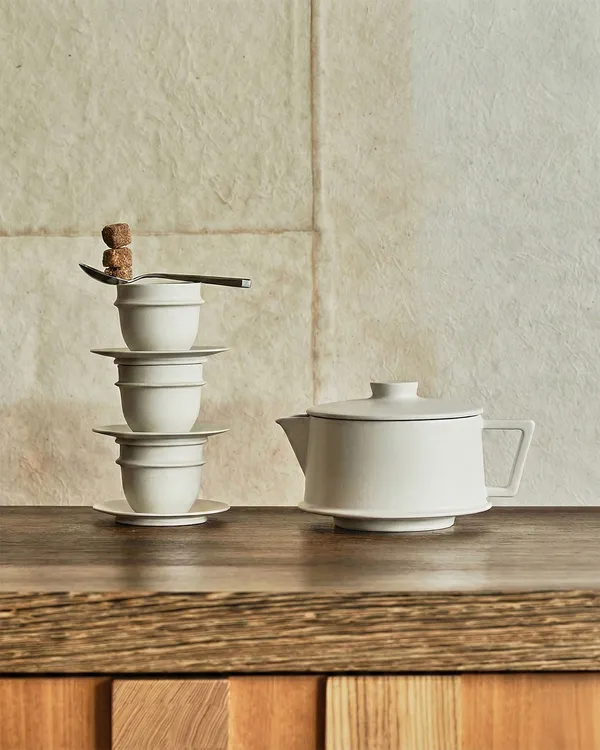 Dune Teekannu Alabaster White