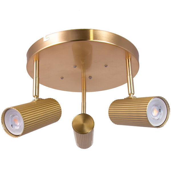 Hubble 3 Kattokiinnitys Brushed brass