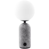 Torrano Bordslampa Portabel Grå Marmor