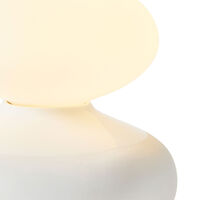 Reflection Oval Bordlampe Hvit