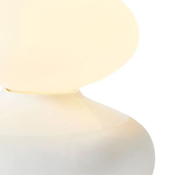 Reflection Oval Bordlampe Hvit