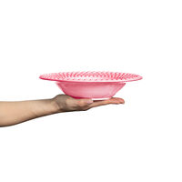 Bubbles Suppetallerken 25 cm Rosa