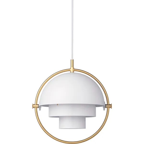 Multi-Lite Pendel Ø255 cm Messing / Hvit