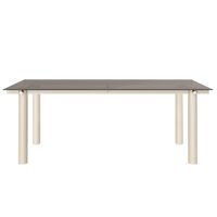 Atura Spisebord 200x90 cm Cashmere / Tinded Glass