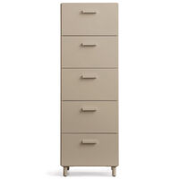 Relief Kommode Høy med Ben Beige