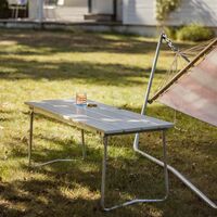 Bænk 8 110 cm Hvidtlakeret Eg / Varmgalvaniseret Stål