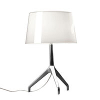 Lumiere Bordlampe XXS Sort Krom/Hvid