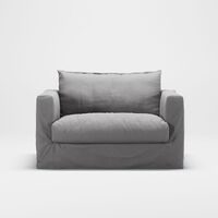 Le Grand Air Nou Love Seat Bomull Ljusgrå