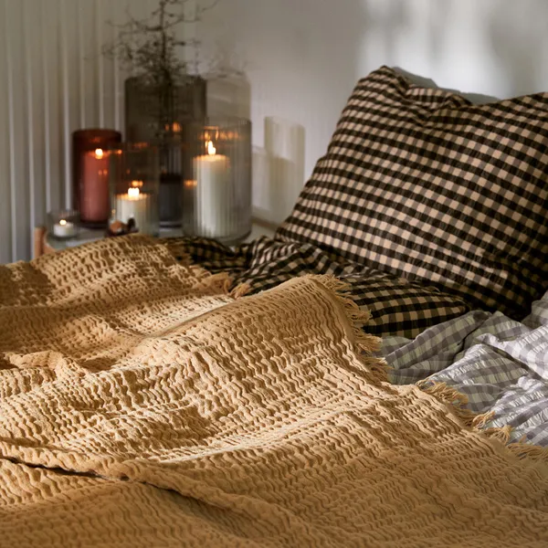 Reloved Sengetæppe Sand 190x240 cm