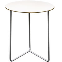 High Tech Bord Ø60 cm Laminat / Varmgalvaniseret Stål