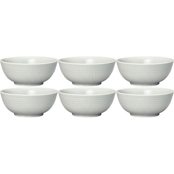 Swedish Grace Skål 60 cl 6-pak Fog (Light Grey)