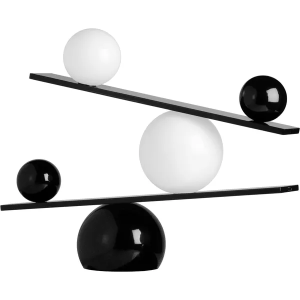 Balance Pöytävalaisin Musta